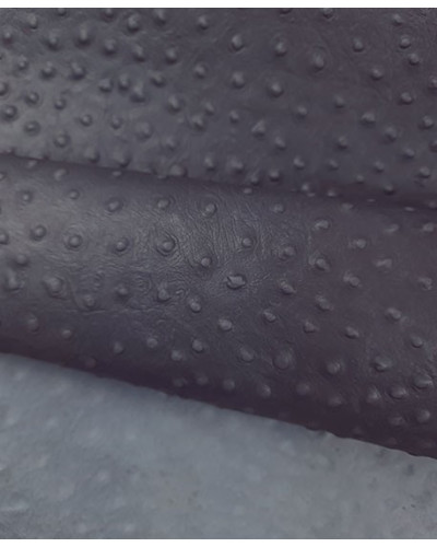 Dark Grey Ostrich Embossed Relief 2